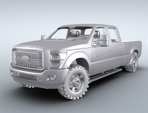 f250 super duty 3d 3ds - Ford F250 Super Duty (2013)... by Swan3DStudios